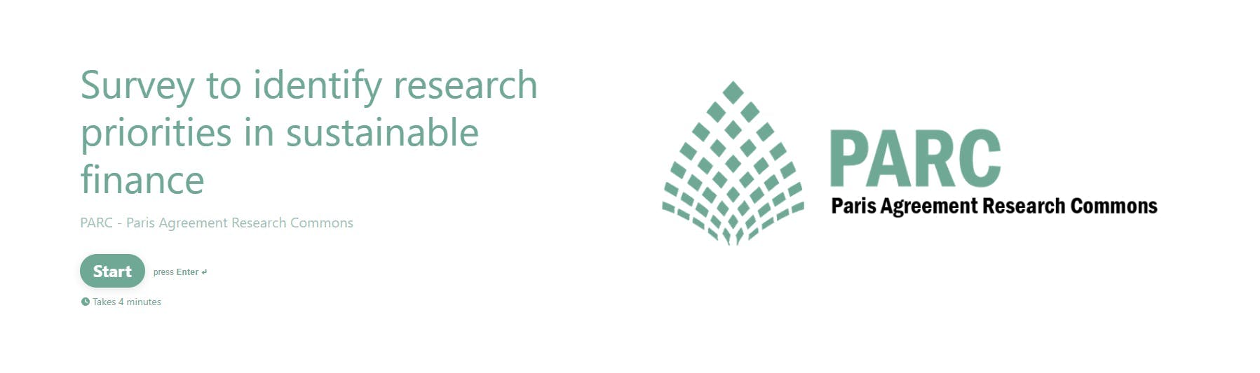 Survey to identify research priorities in sustainable finance
